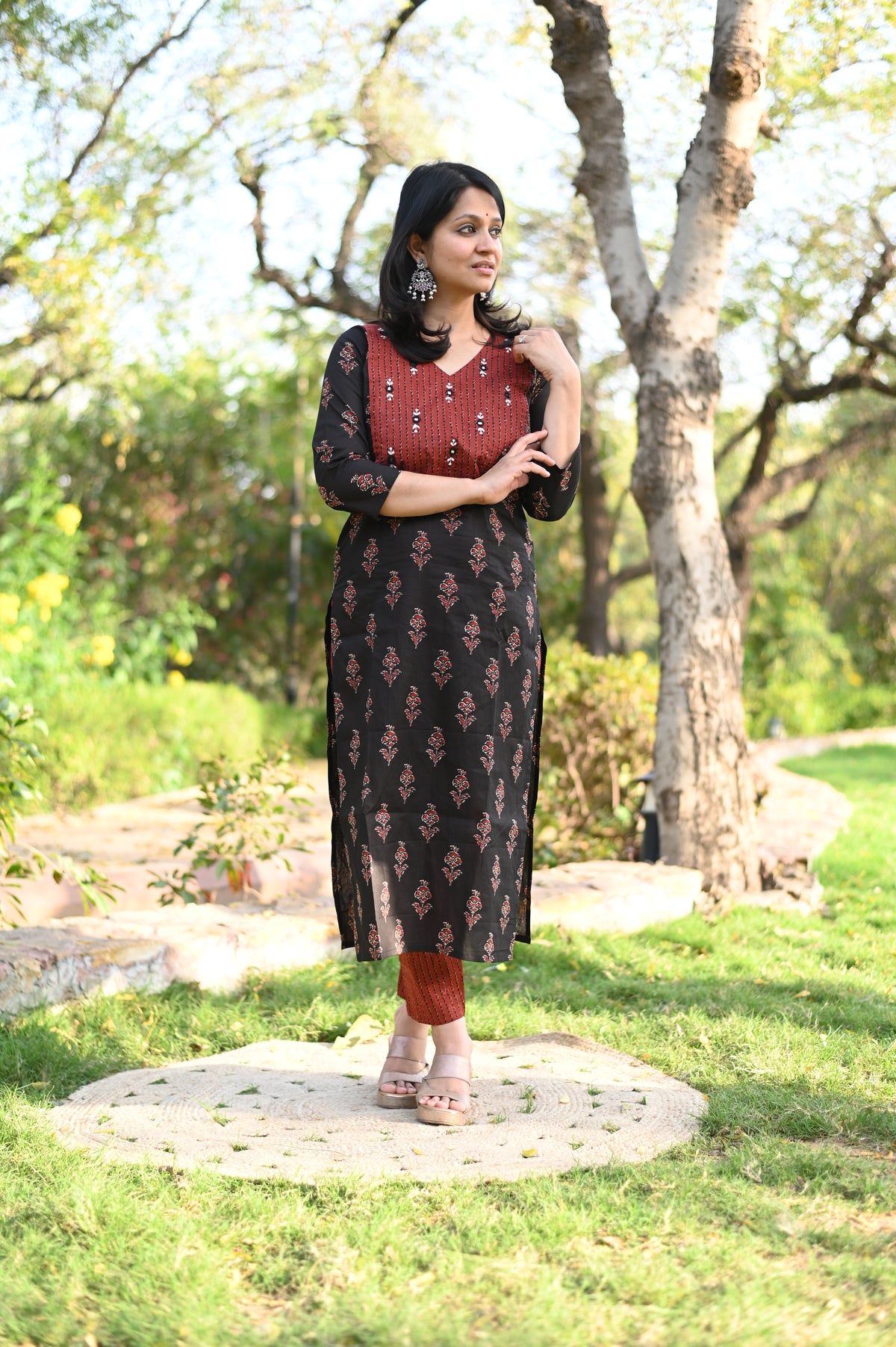 Yami Cotton Kurta Pant Set