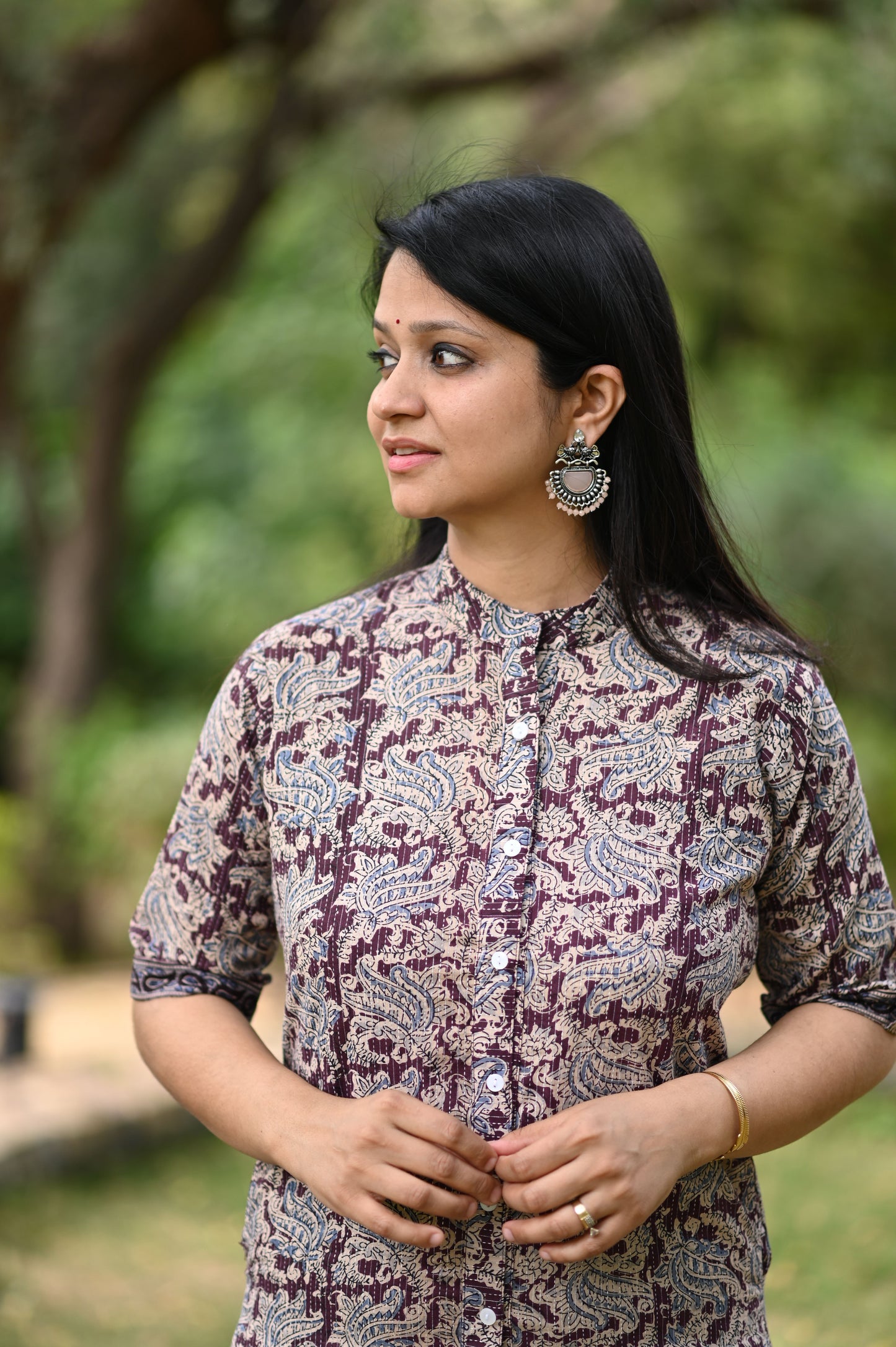 Ziva A-Line Cotton Co-ord Set