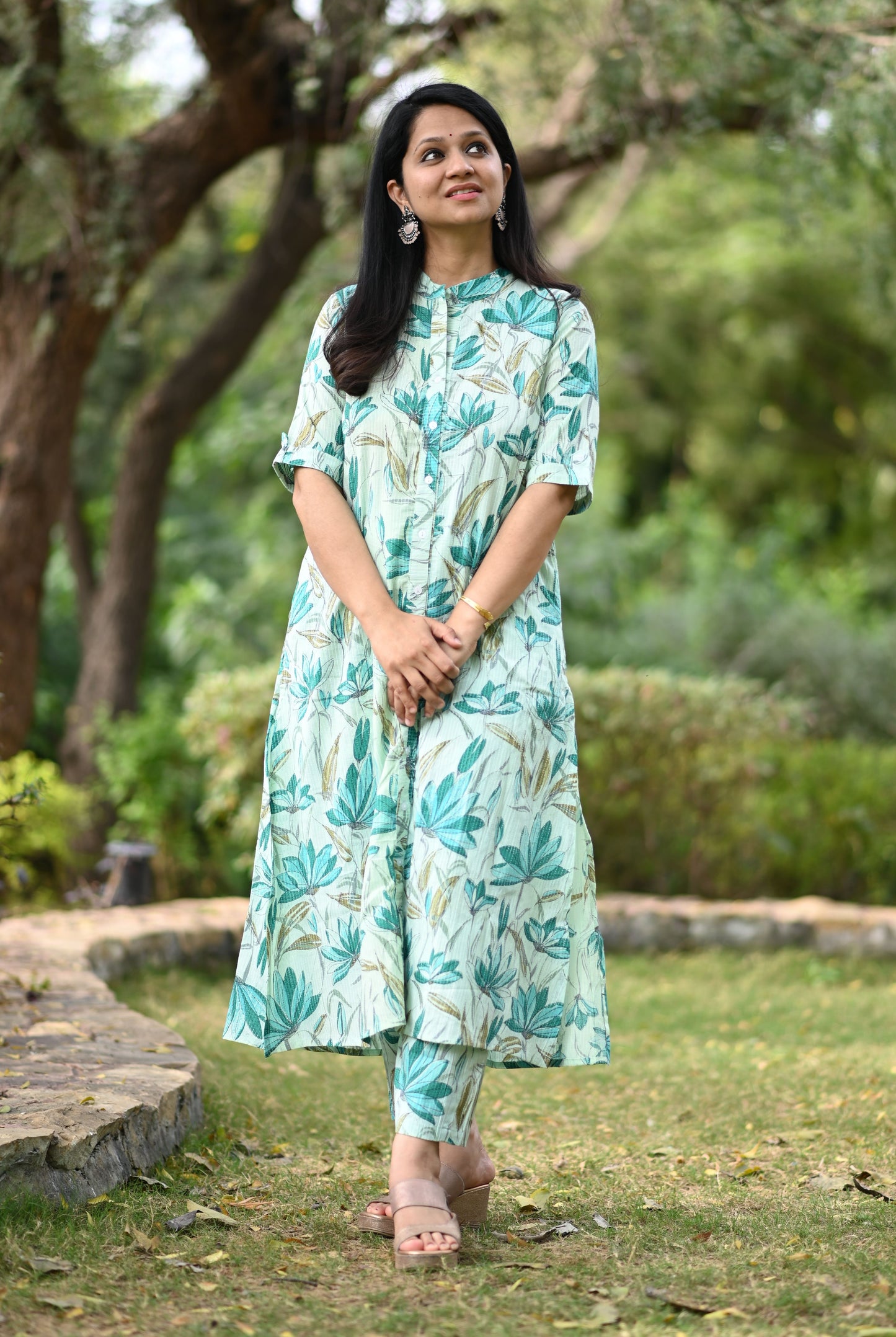 Juno A-Line Cotton Co-ord Set