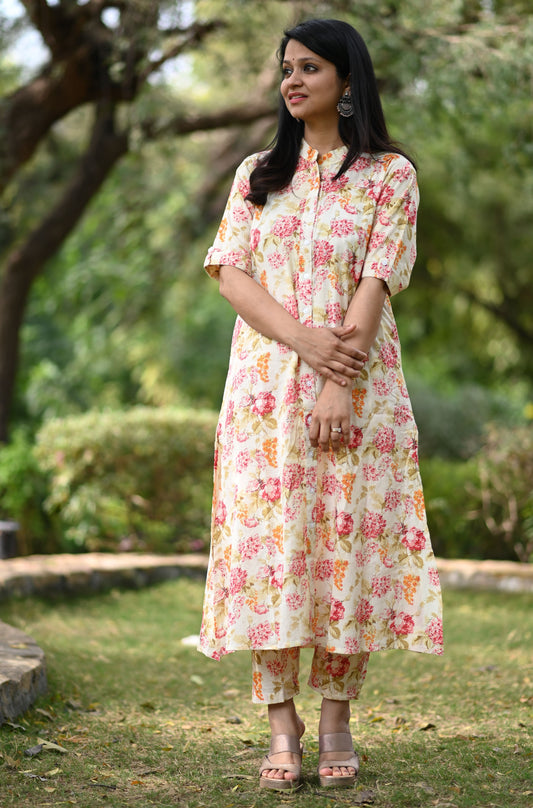 Indi A-Line Cotton Co-ord Set