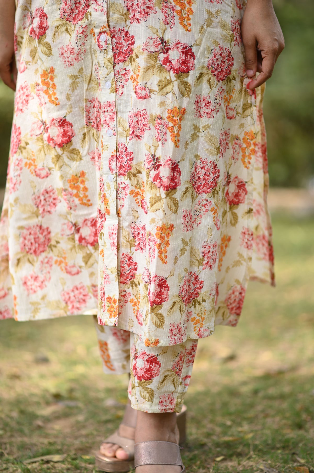 Indi A-Line Cotton Co-ord Set