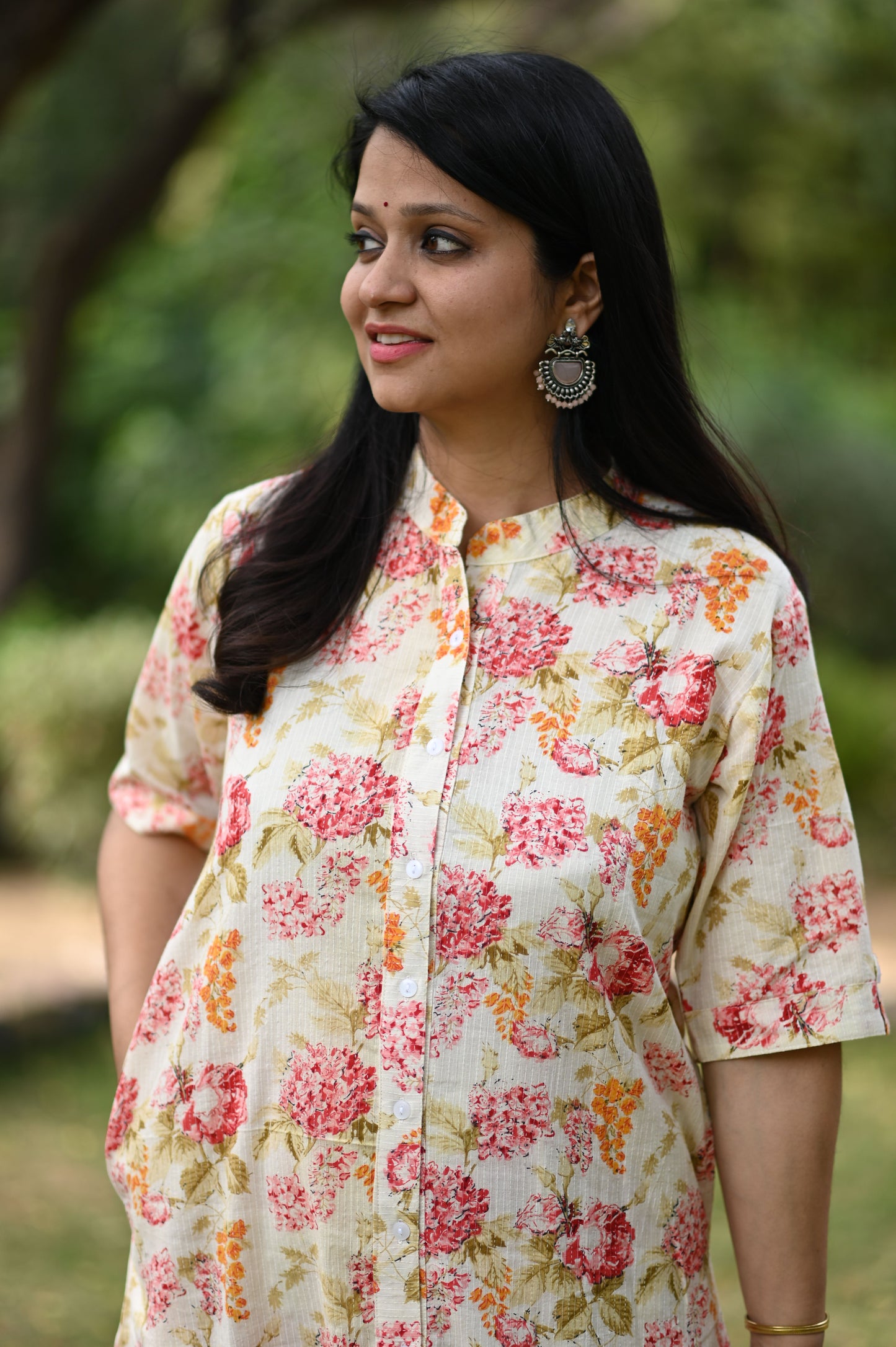 Indi A-Line Cotton Co-ord Set
