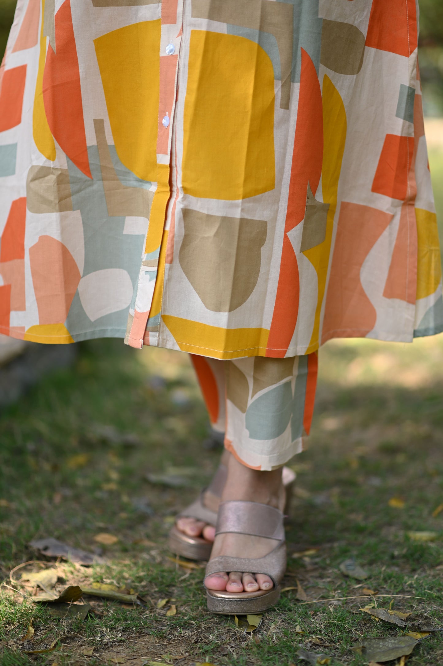 Lyra A-Line Pattern Co-ord Set