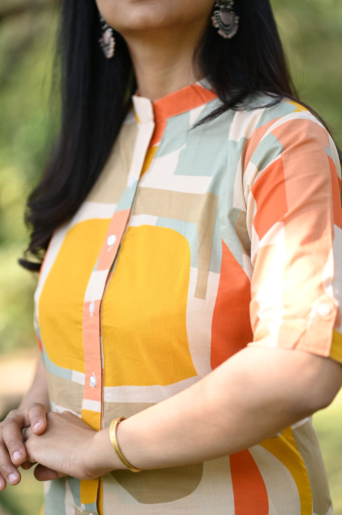Lyra A-Line Pattern Co-ord Set