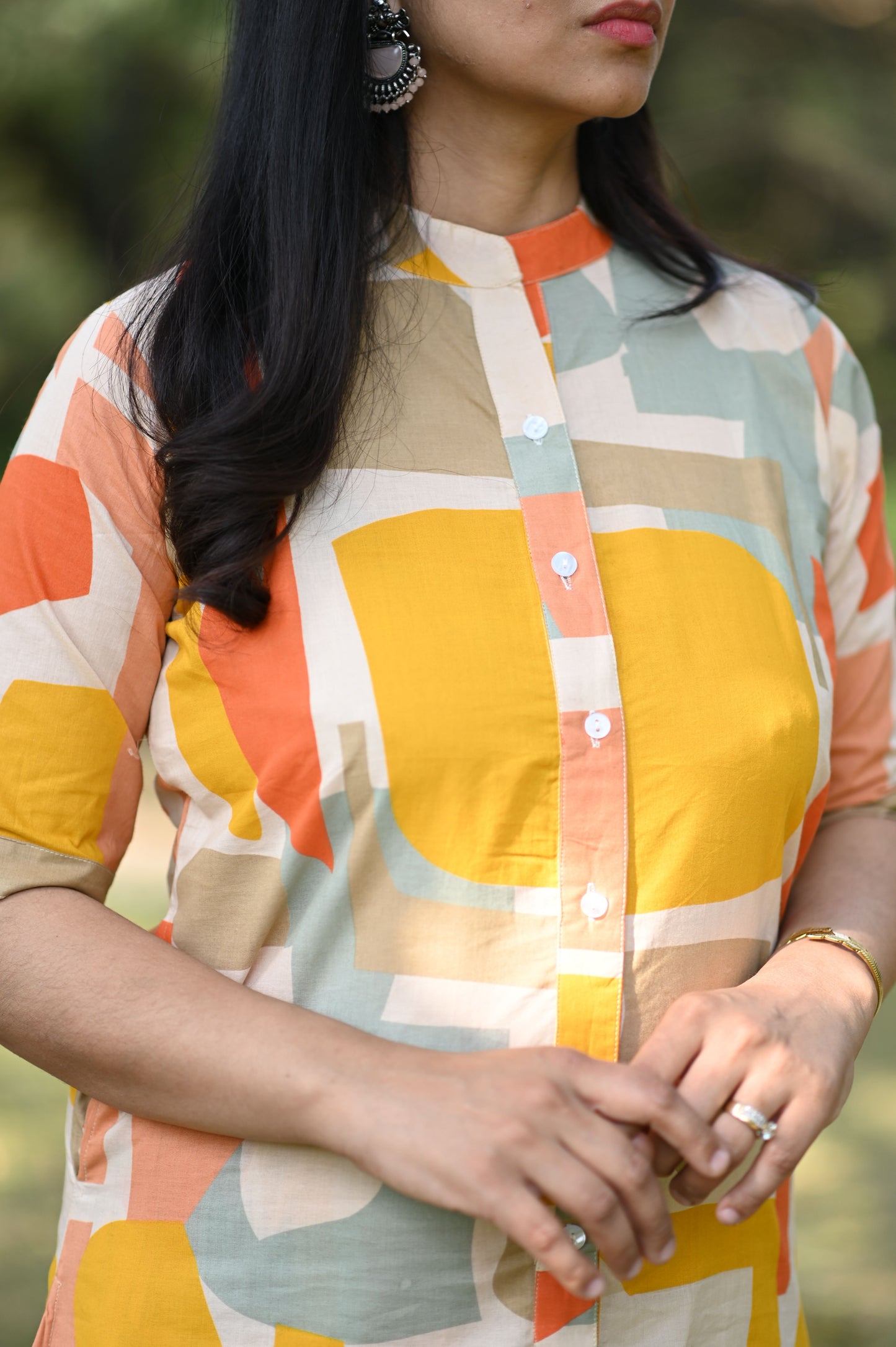 Lyra A-Line Pattern Co-ord Set