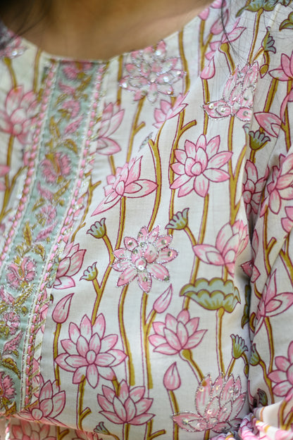 Kamali Handblock Suit Set