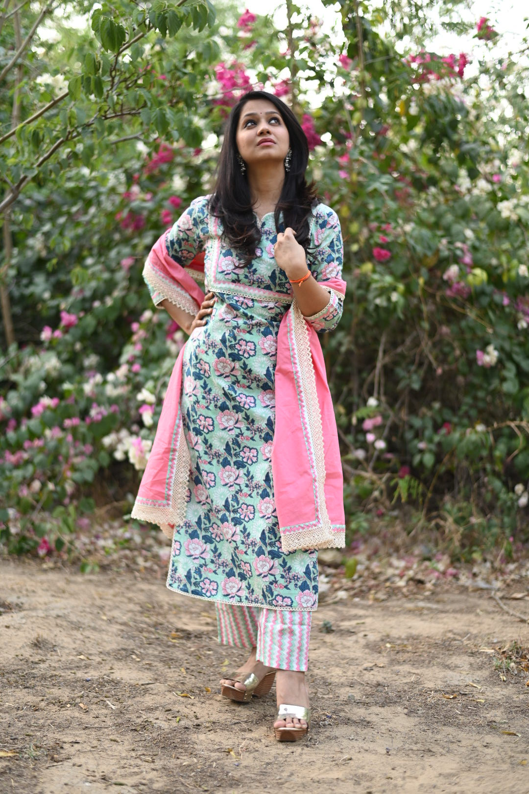 Rozaa Cotton Suit Set