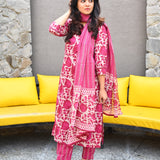 Floral Print Cotton Suit Set