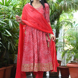 Raagini Lehariya Anarkali Suit Set