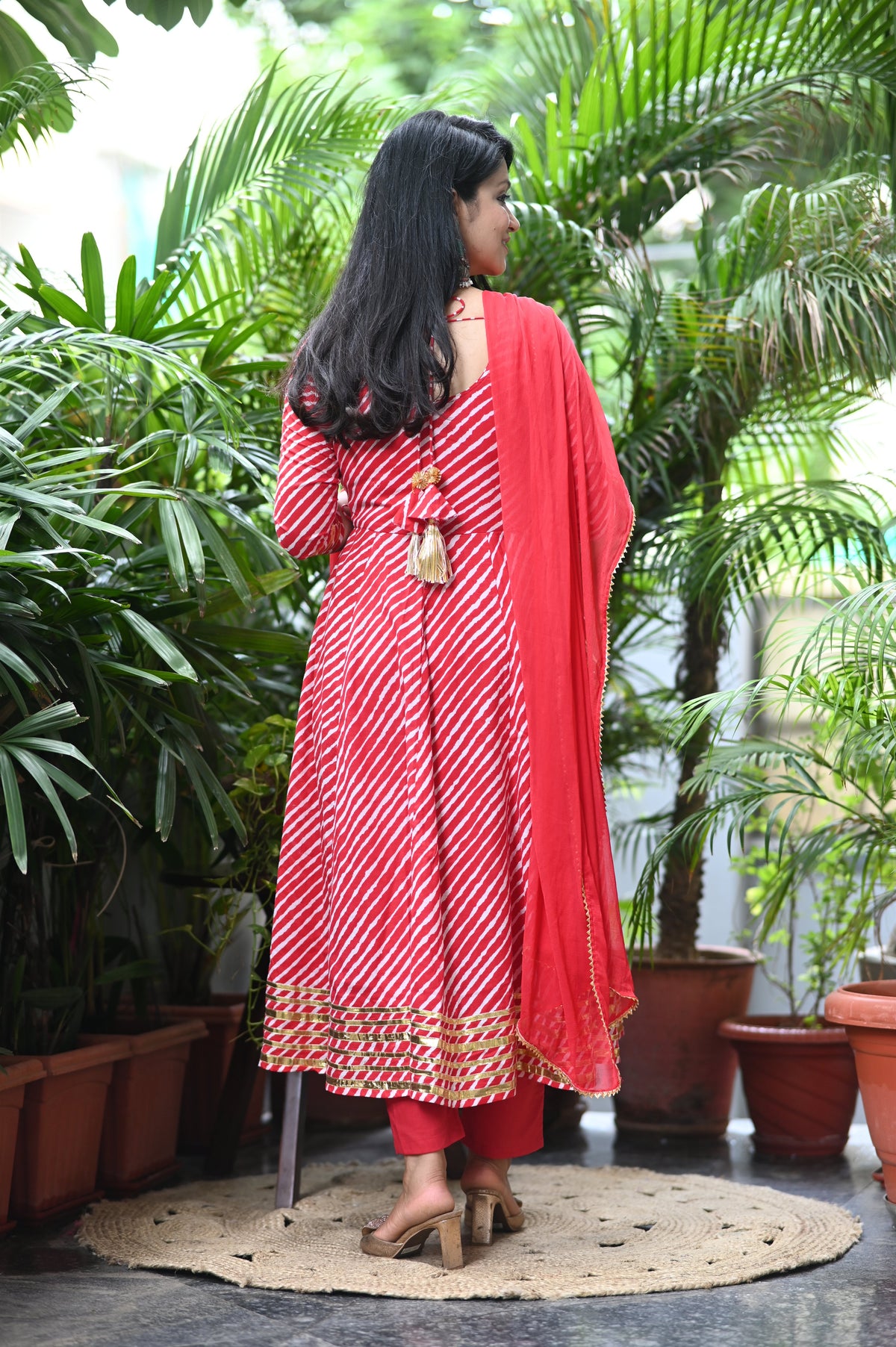 Raagini Lehariya Anarkali Suit Set