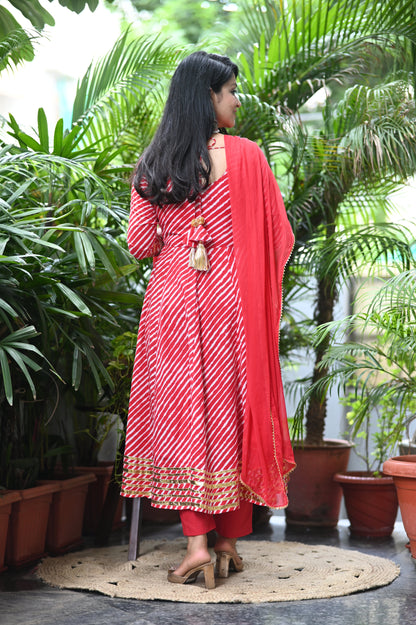 Raagini Lehariya Anarkali Suit Set