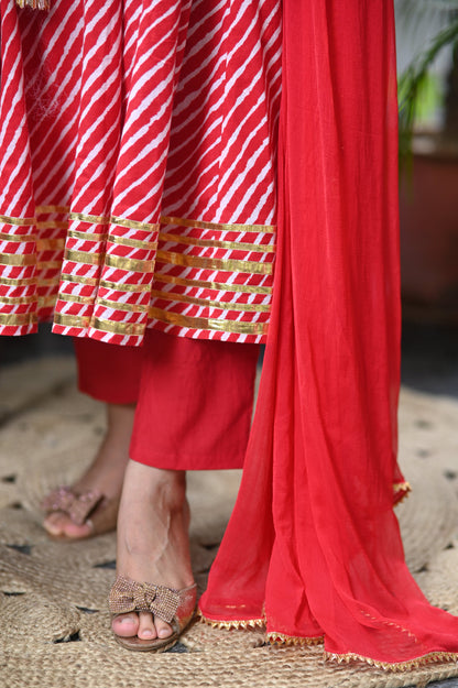 Raagini Lehariya Anarkali Suit Set