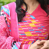 Satrangi Bandhani Anarkali Suit Set