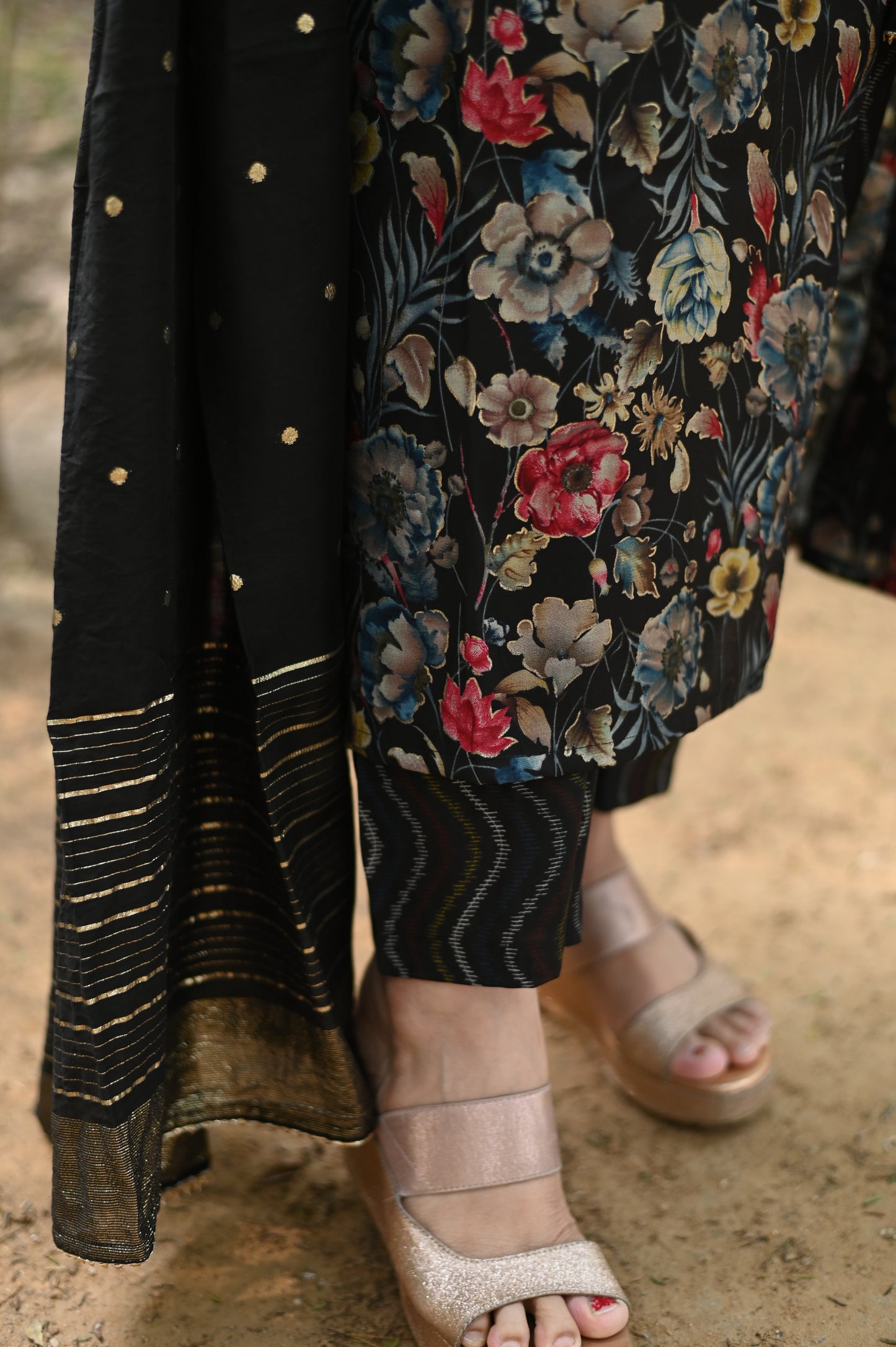 Mahiya Muslin A-line Suit Set