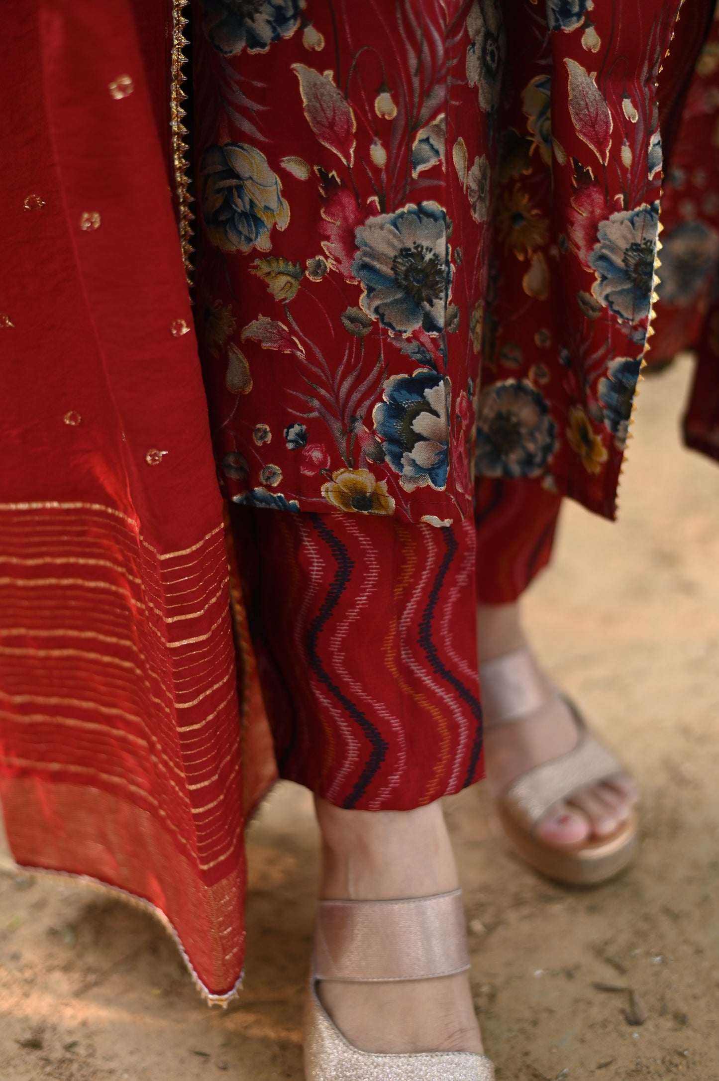 Mahiya Muslin A-line Suit Set