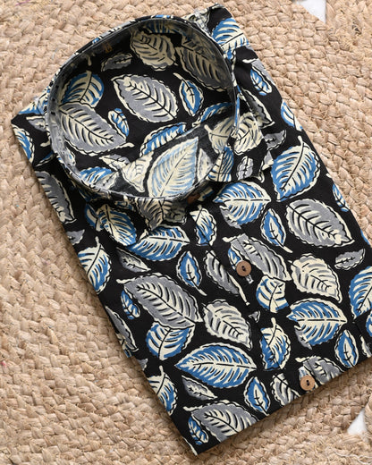 Hawaiin Print Cotton Shirt