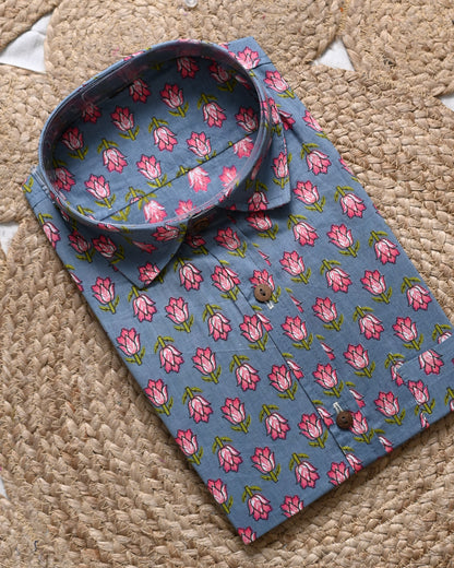 Buti Print Cotton Shirt