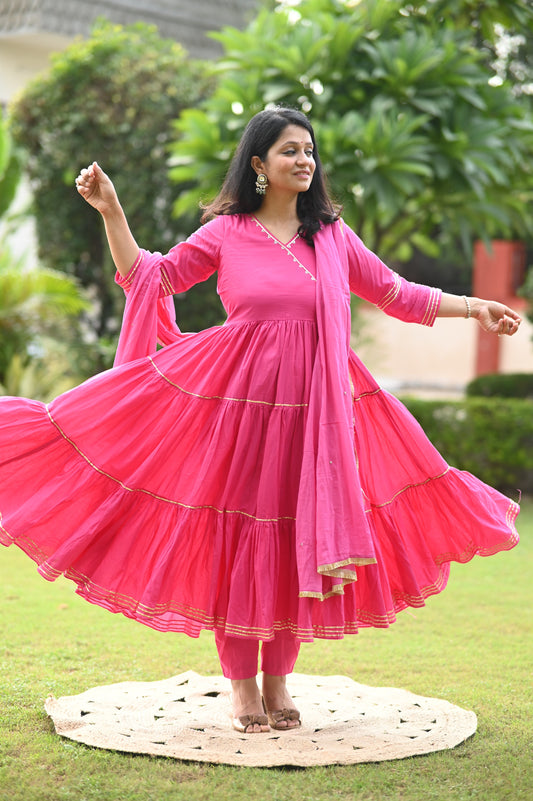 Banno Cotton Anarkali Kurta