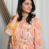 Yasha Afghani Cotton Suit Set