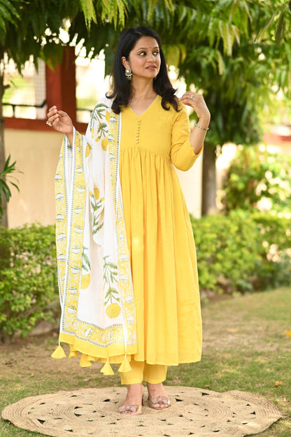 Khwaab Alia Cotton Suit Set