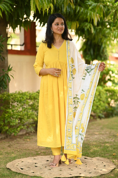 Khwaab Alia Cotton Suit Set