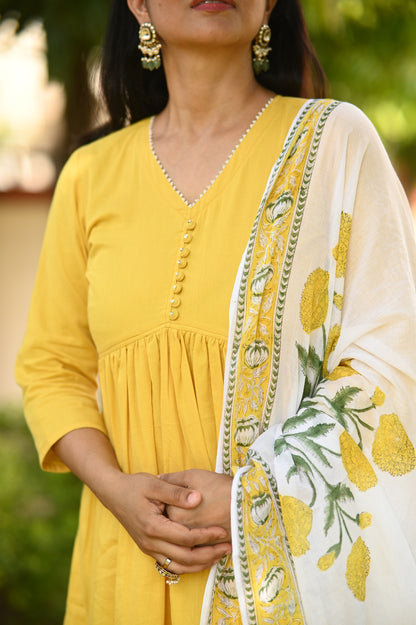 Khwaab Alia Cotton Suit Set