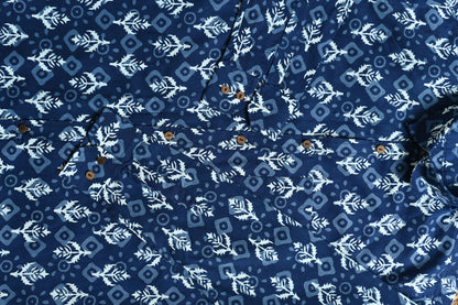 Dabu Print Cotton Shirt