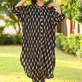 Black Ikkat Cotton Set