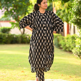 Black Ikkat Cotton Set