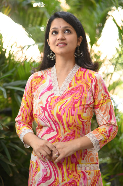 Tarang Cotton Kurta Pant Set