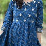 Pure Cotton Bandhani Gown