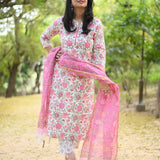 Gulabo Schiffli Cotton Suit Set