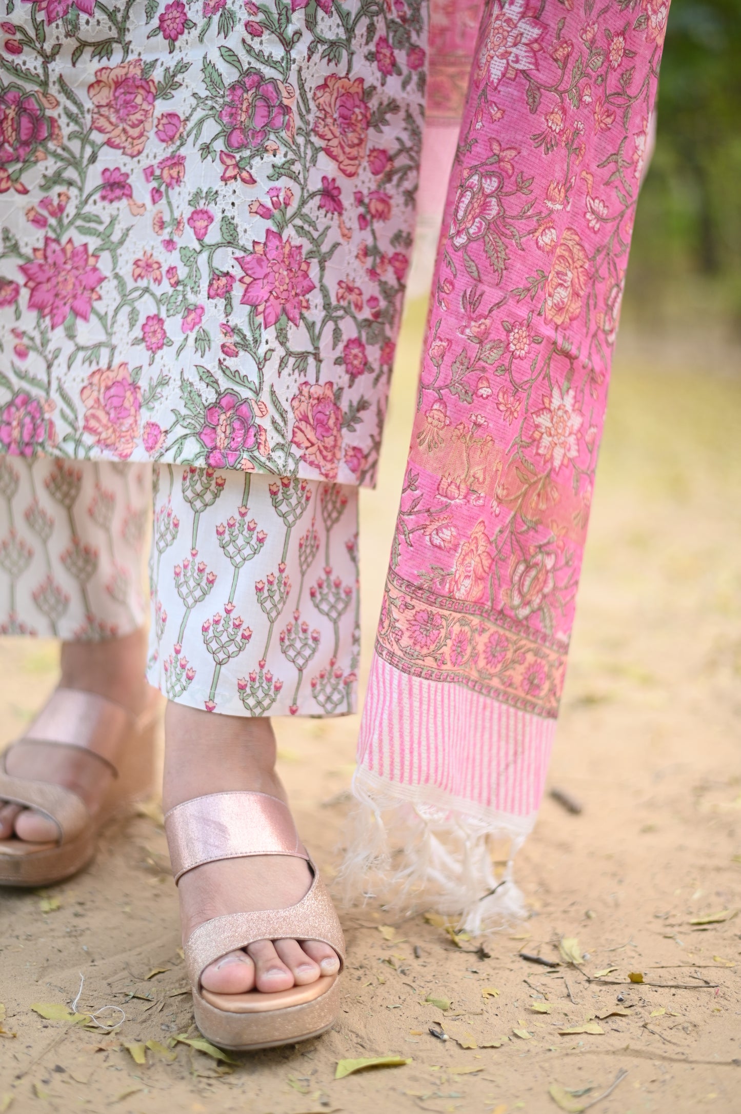 Gulabo Schiffli Cotton Suit Set