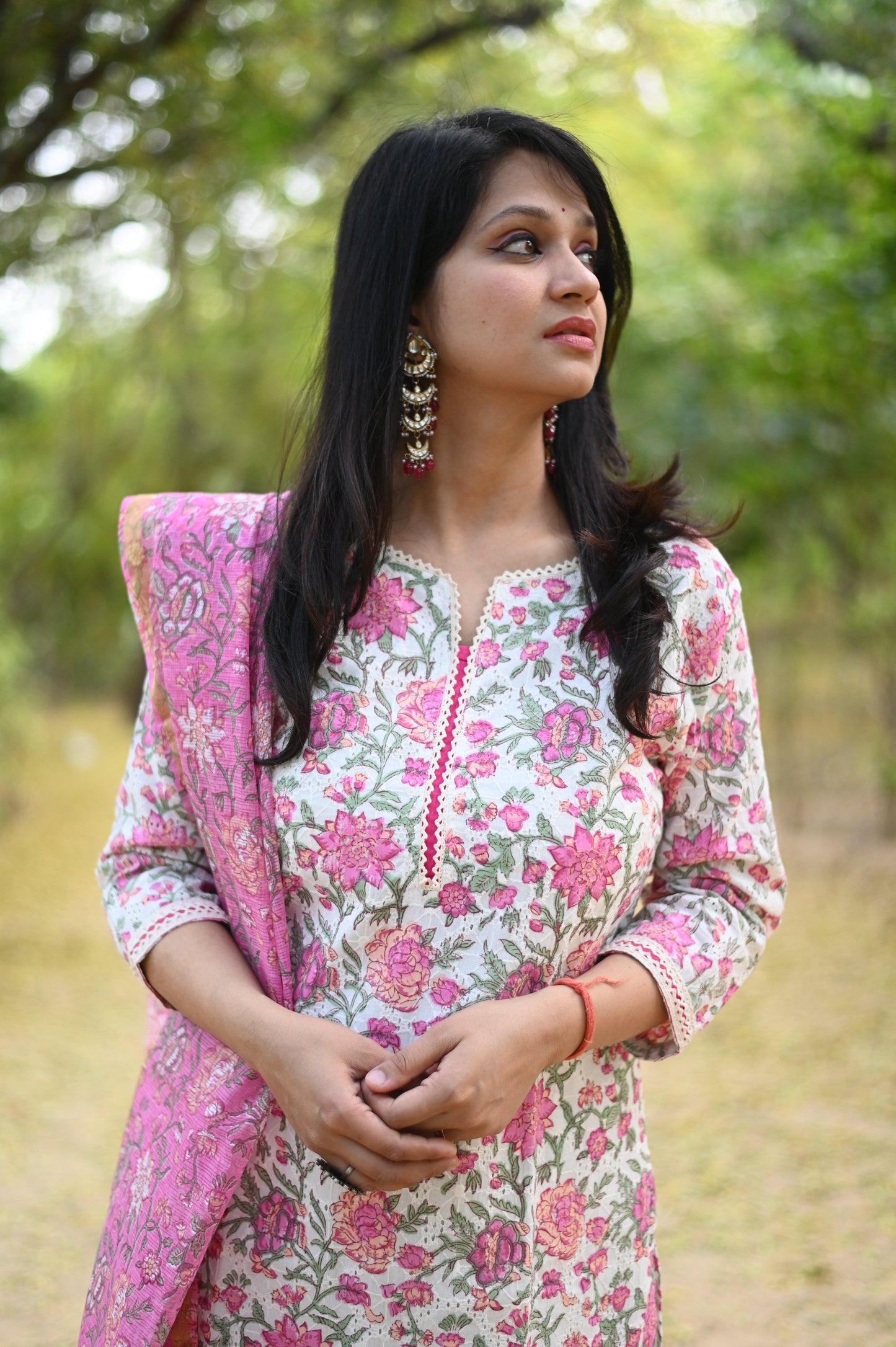 Gulabo Schiffli Cotton Suit Set