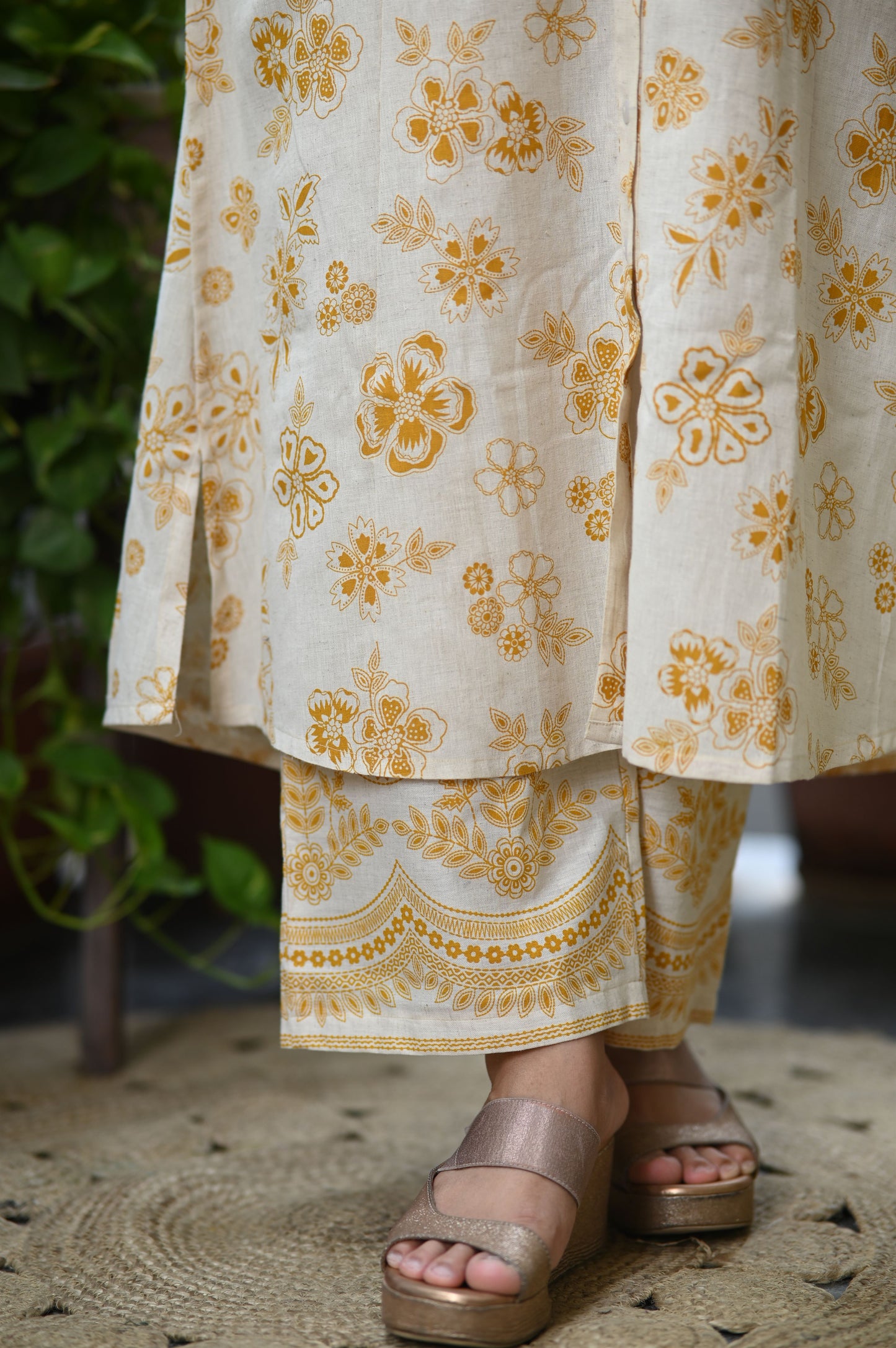Kavi A-Line Cotton Co-ord Set