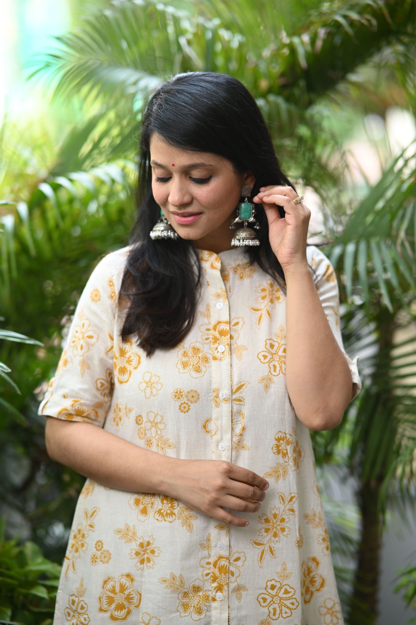Kavi A-Line Cotton Co-ord Set