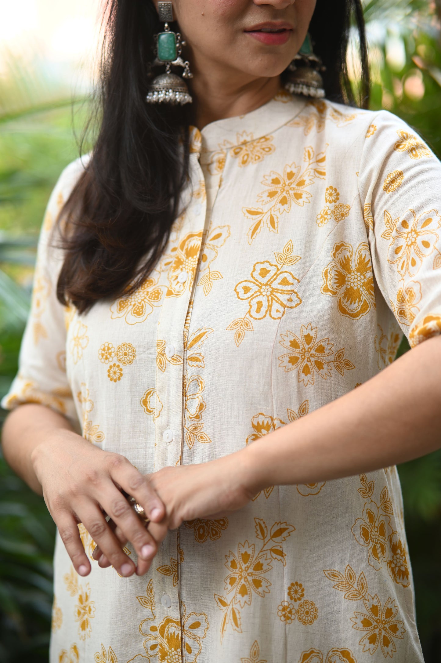 Kavi A-Line Cotton Co-ord Set