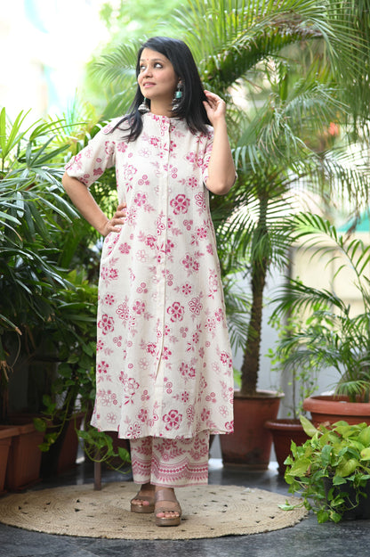 Kyra A-Line Cotton Co-ord Set