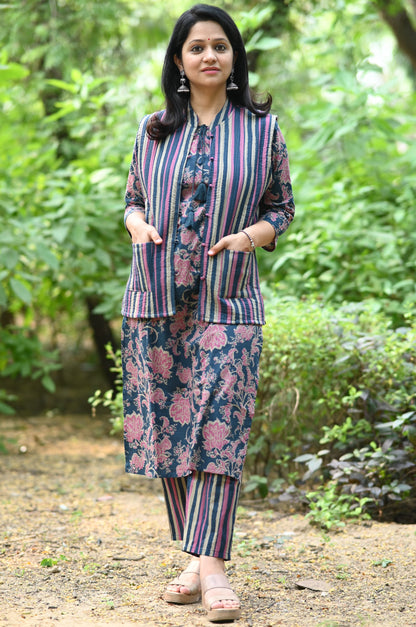 Rang Kurta Pant with Jacket Set