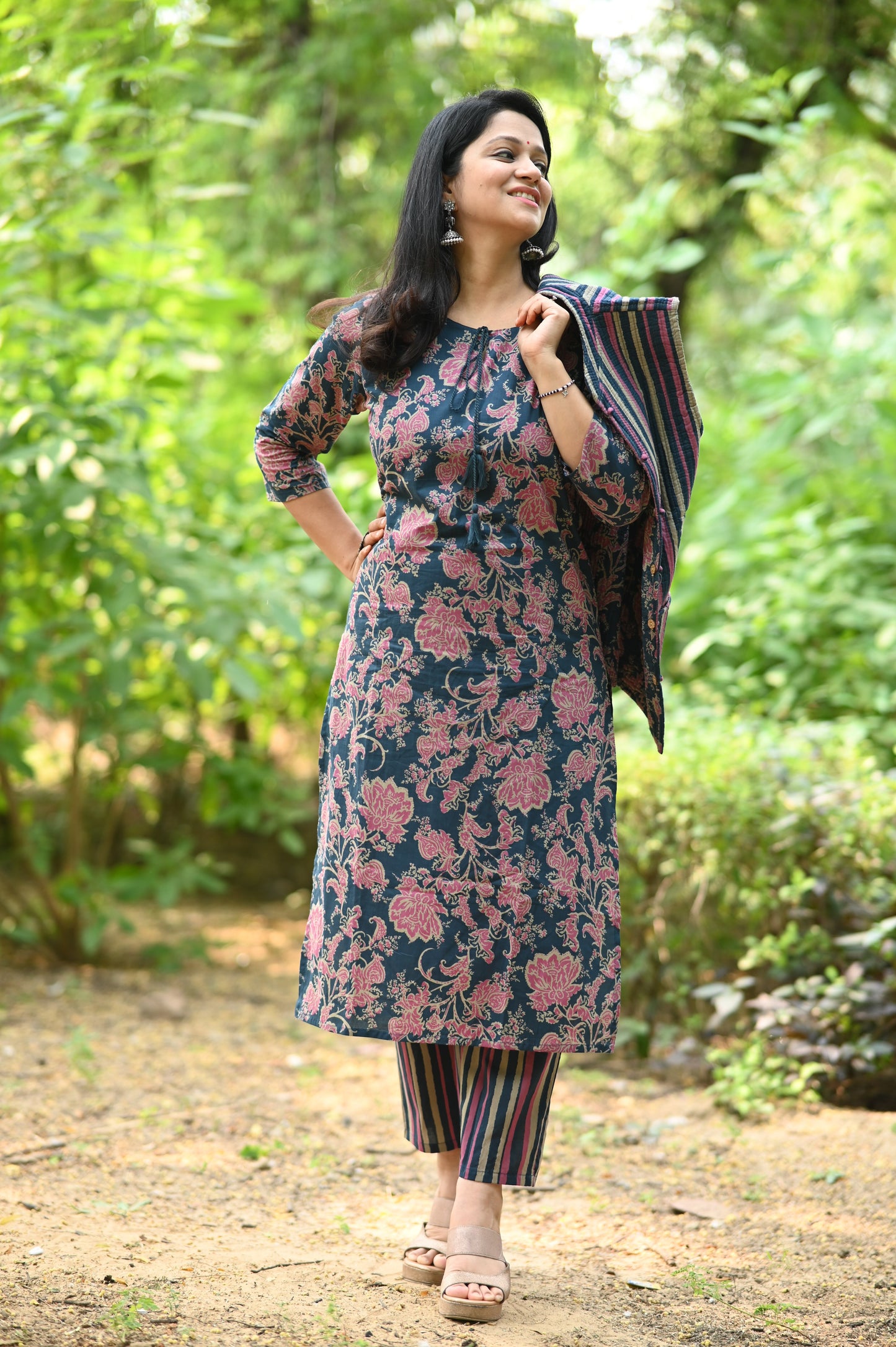 Rang Kurta Pant with Jacket Set