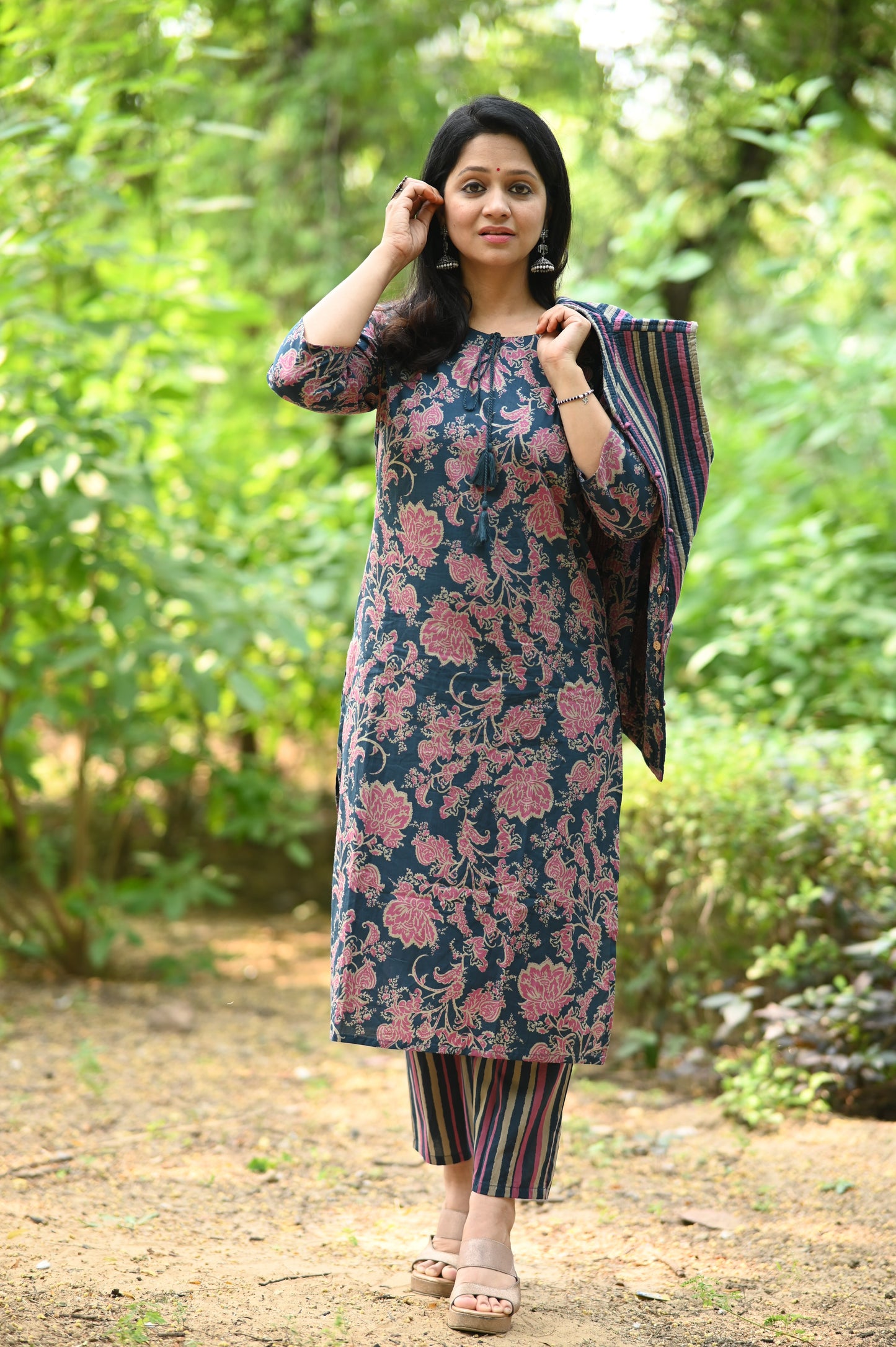 Rang Kurta Pant with Jacket Set