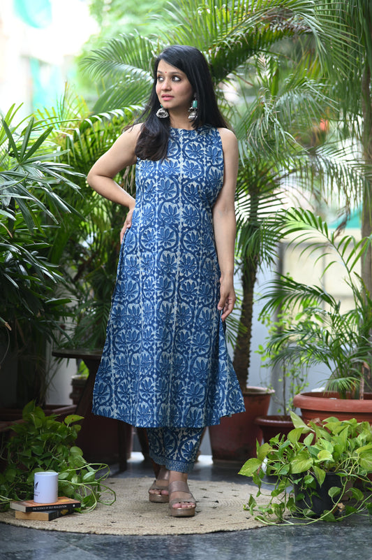 Saira Cotton Kurta Pant Set