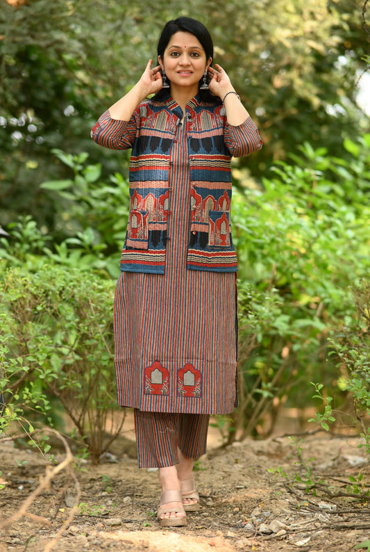 Mirza Kurta Pant with Jacket Set