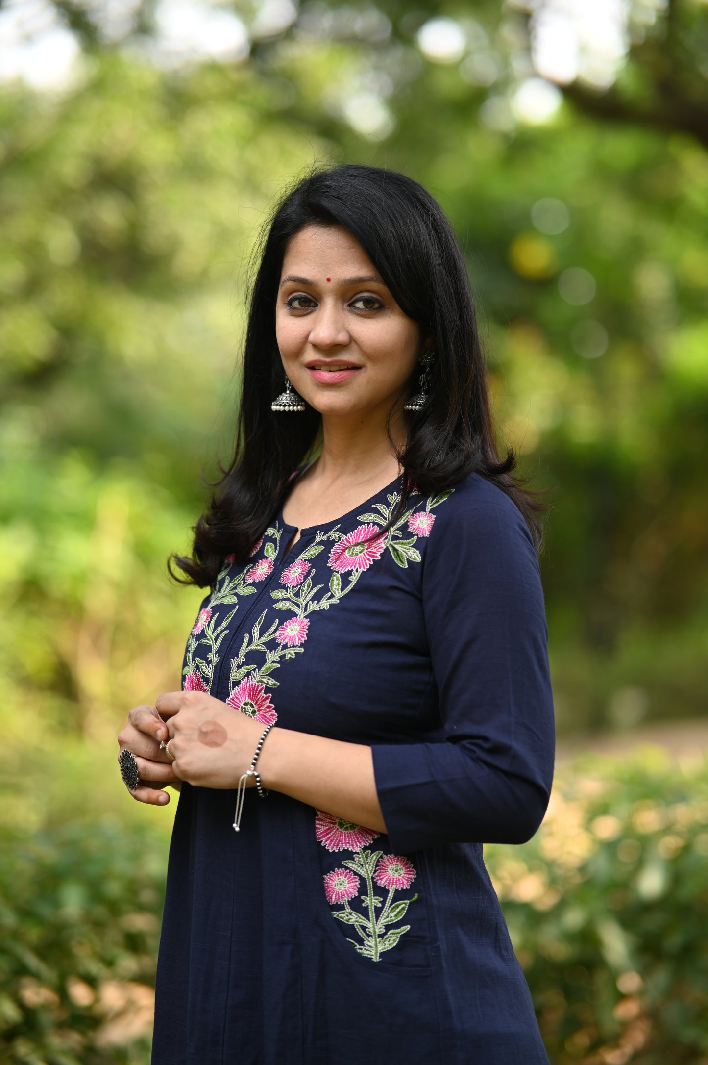 Kessa Blue Kurta Pant Set