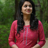 Ruby Cotton Kurti