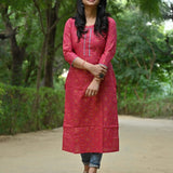 Ruby Cotton Kurti