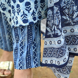 Blue Bagru Suit Set