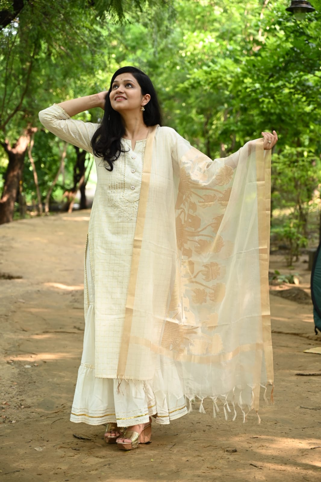 Chaahat Cotton Sharara Suit Set
