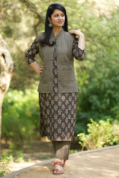 Navya Kurta Pant with Jacket Set