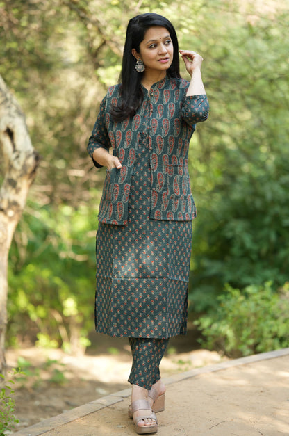 Rati Kurta Pant with Jacket Set